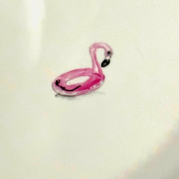 Rae Dunn set of 4 Melamine summertime Artisan Collection 10” fluted edge plates - Picture 3 of 9